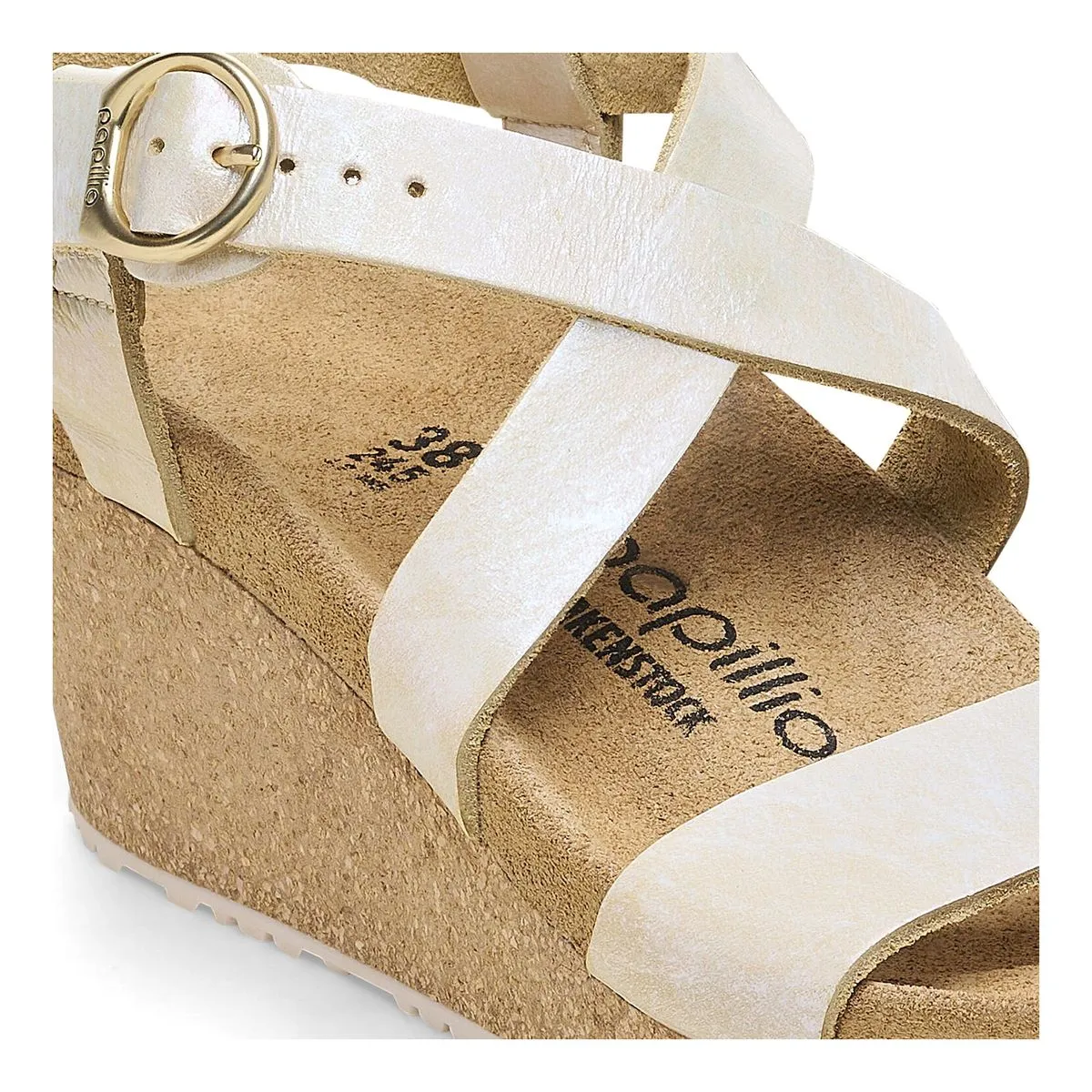 Sibyl Wedge Metallic Sandals