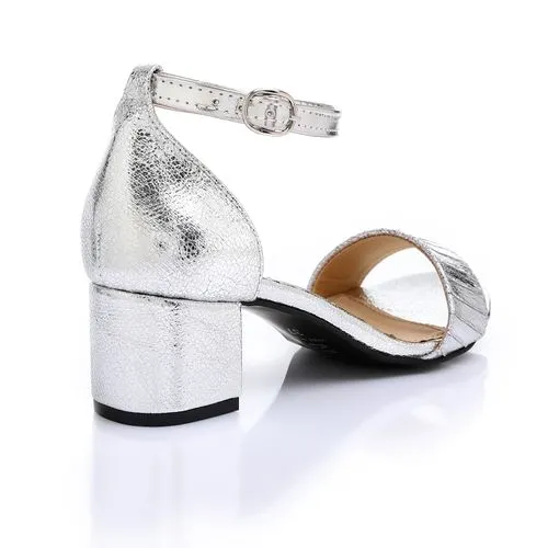 Silver Stylish Soiree Sandal