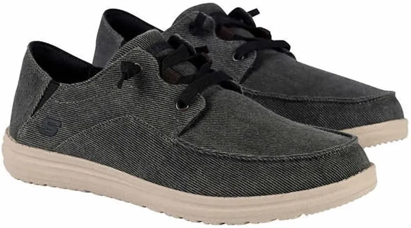 Skechers Men's Memory Foam Ultra Premium Cushion Sneaker, 12, Black Heather