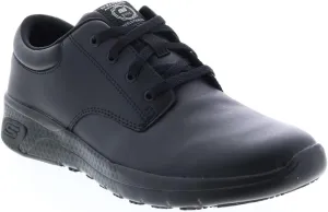 Skechers Women's Work Relaxed Fit: Marsing - Navor SR Slip Resistant Sneaker, Black, 7