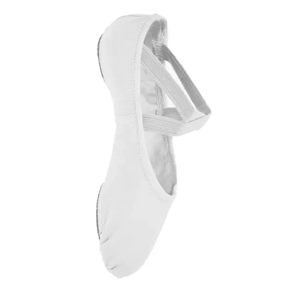 So Danca SD16 'Stretch Canvas Split Sole Ballet Shoe White'