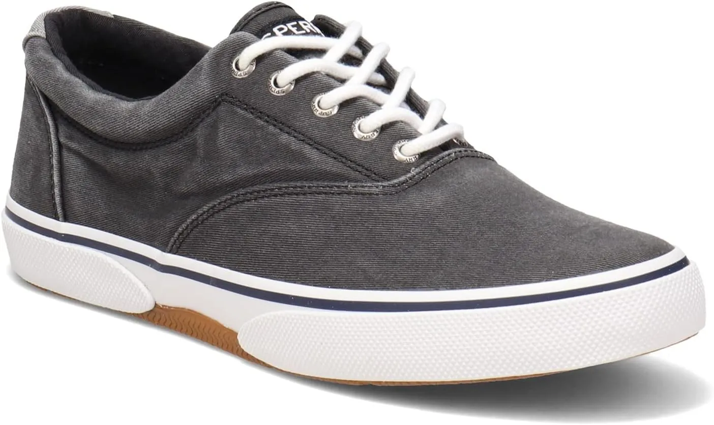 Sperry Men's, Halyard CVO Sneaker Black Twill 12 M