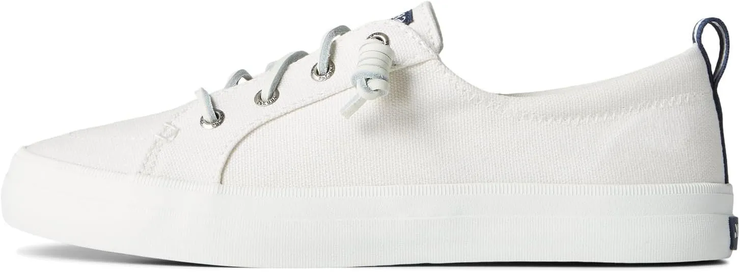 Sperry Women's Crest Vibe Sneaker, White, 9 Wide