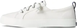 Sperry Women's Crest Vibe Sneaker, White, 9 Wide