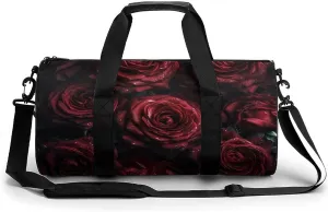 Sports Gym Bag for Women Men Travel Duffel Bag Tote Weekender Bag Handful of Fresh Flowers Carry on Overnight Bag for Travel Swimming Fitness Workout Sports Duffle Bag
