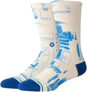 Stance Unisex R2 D2 Sw Crew Canvas MD (US Men's Shoe 6-8.5, Women's Shoe 8-10.5) One Size