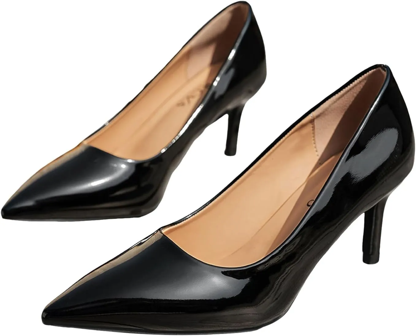 Stiletto Heels Dress Shoes for Women Comfy Party Closed Toe Heels Business Shoes for Women Low Heel