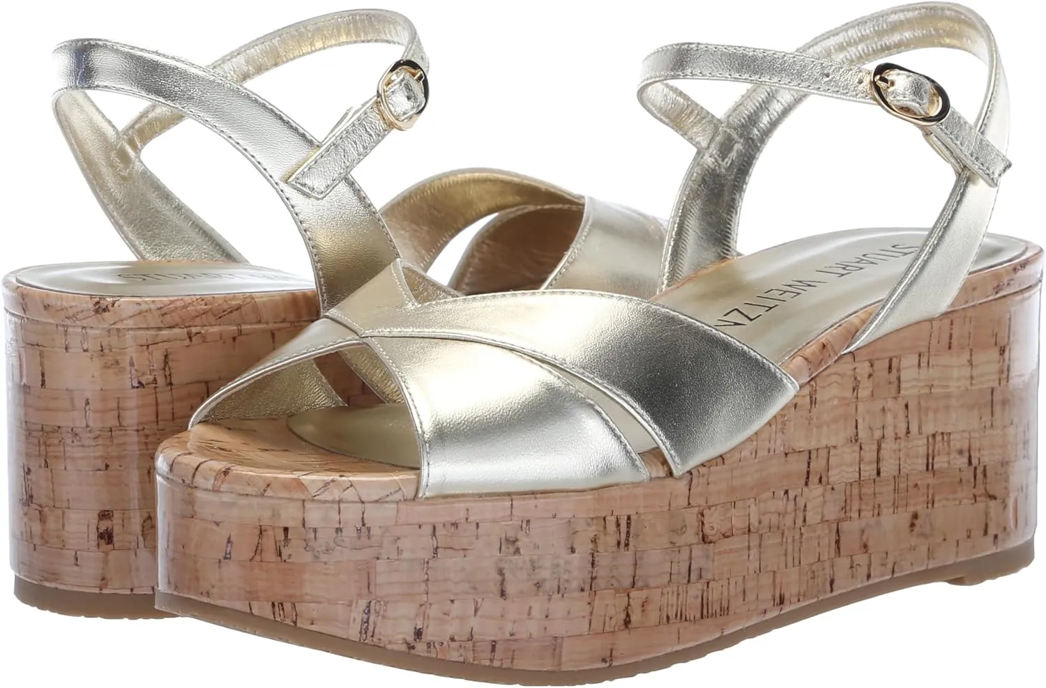 Stuart Weitzman Women's Carmen Midi Wedge Platform