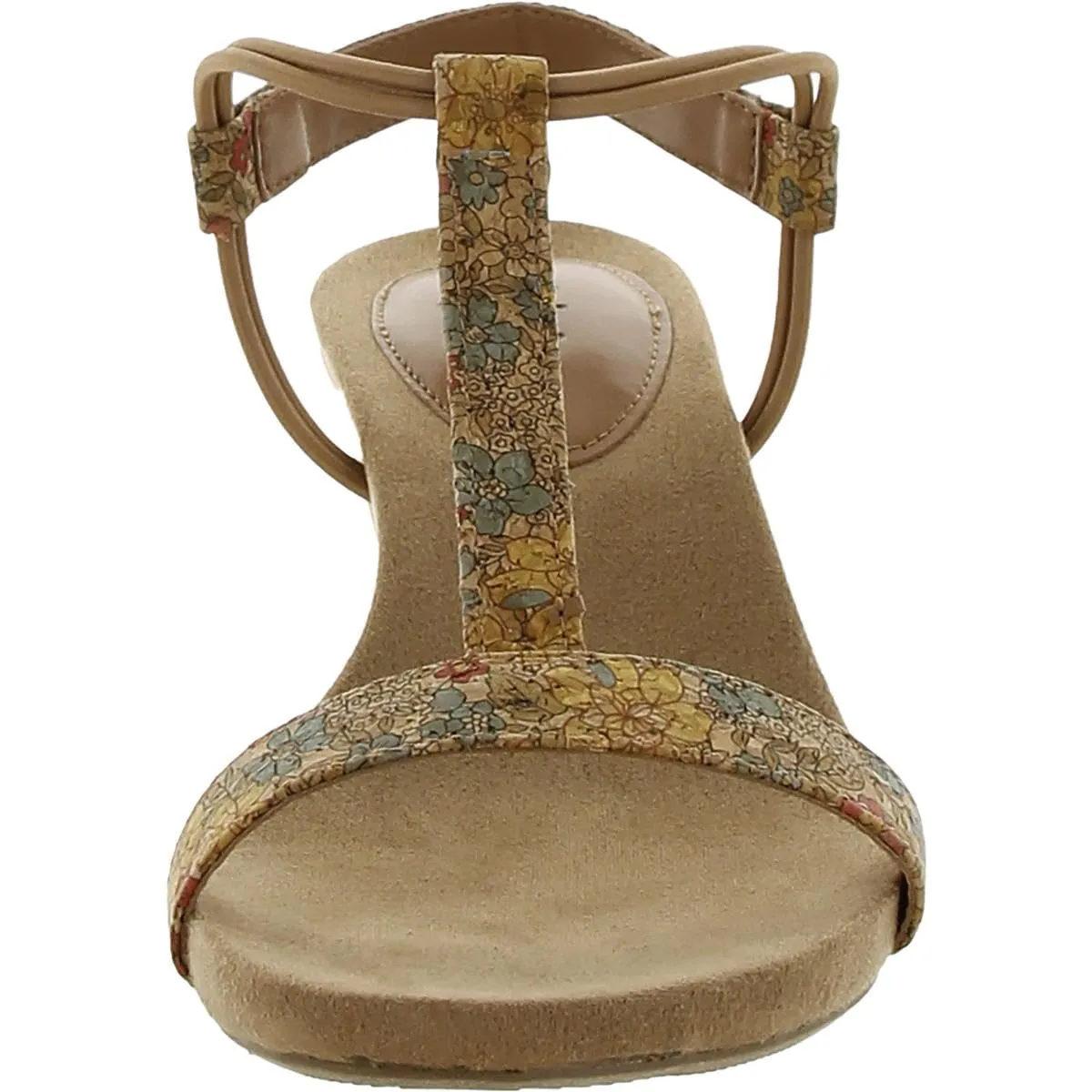 Style & Co. Womens Mulan Cork Wedge Sandals Tan 8 Medium (B,M)