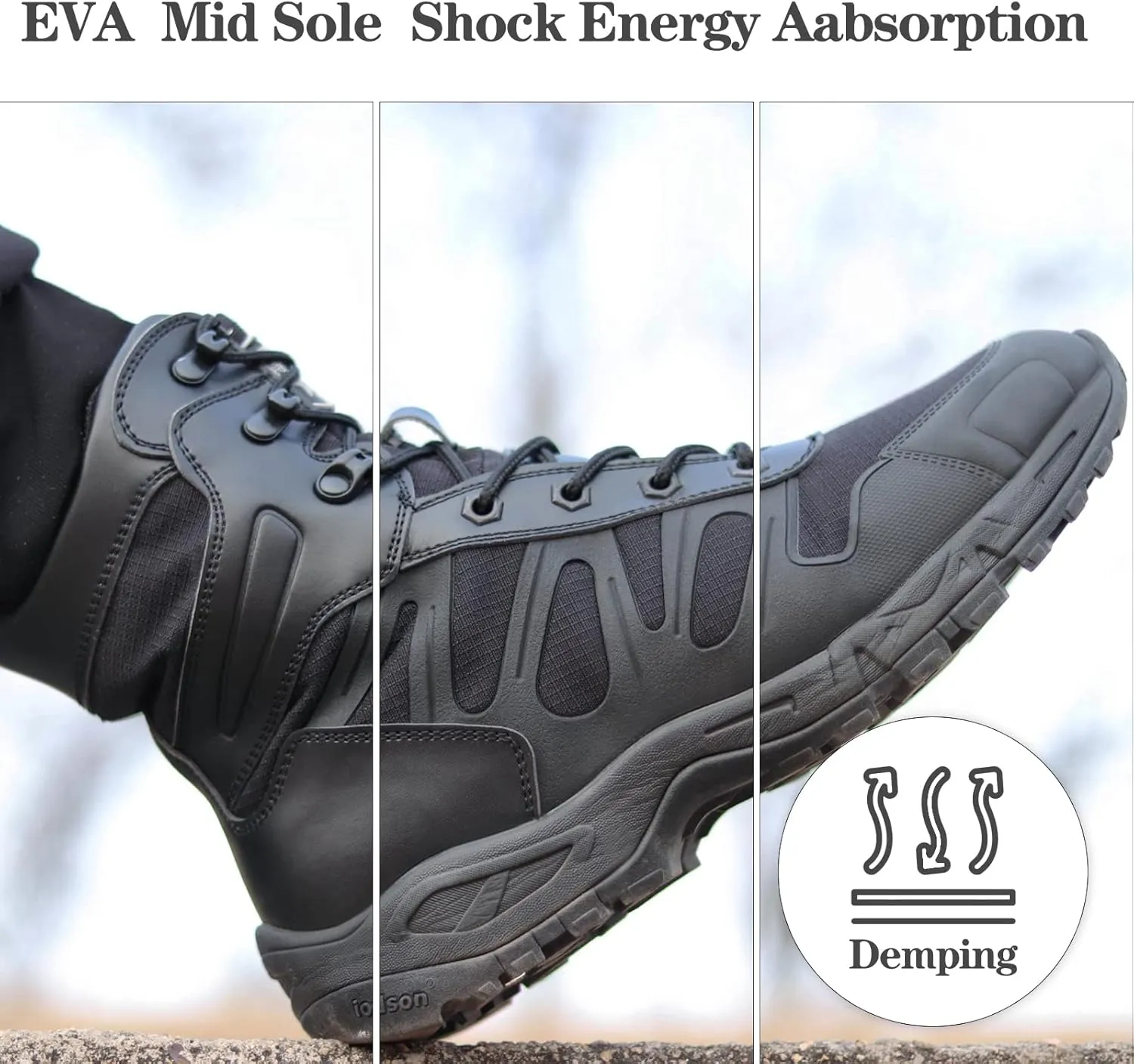 Tactical Work Boots For Men, Lightweight Military Combat Boots, Breathable Duty Boots Jungle Boots Desert Boots