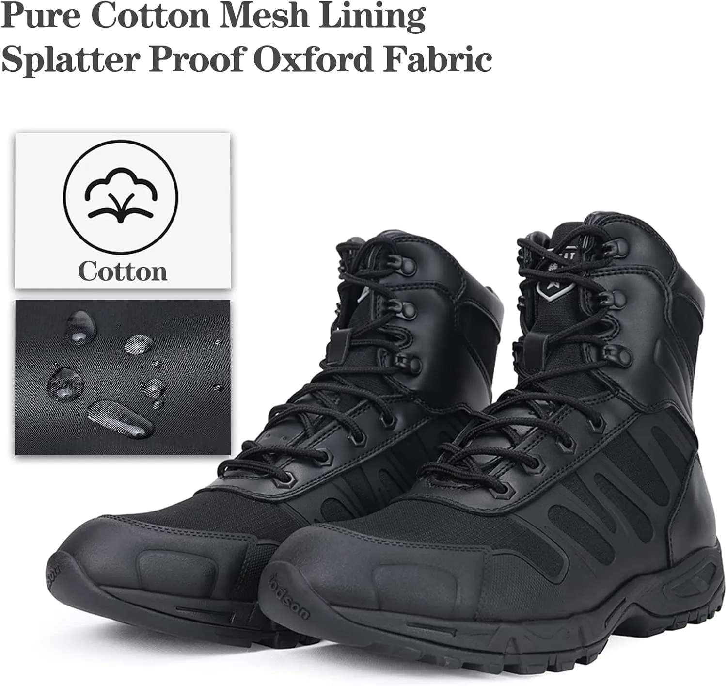 Tactical Work Boots For Men, Lightweight Military Combat Boots, Breathable Duty Boots Jungle Boots Desert Boots