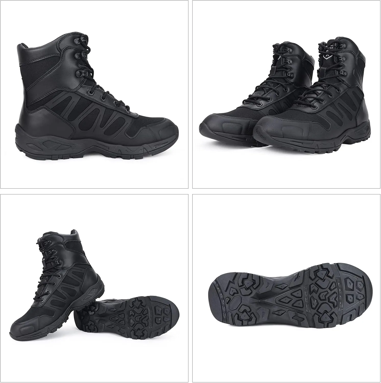 Tactical Work Boots For Men, Lightweight Military Combat Boots, Breathable Duty Boots Jungle Boots Desert Boots