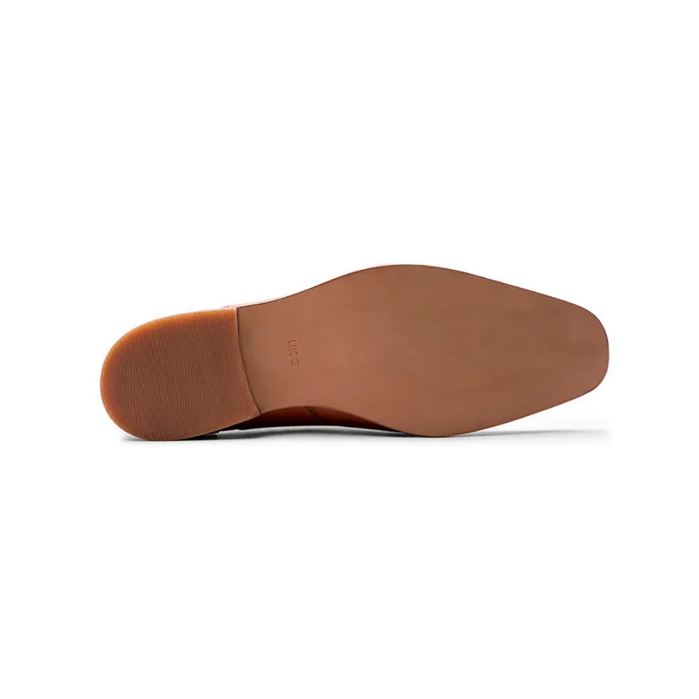 Tan Classic Wingcap Stitch Oxford