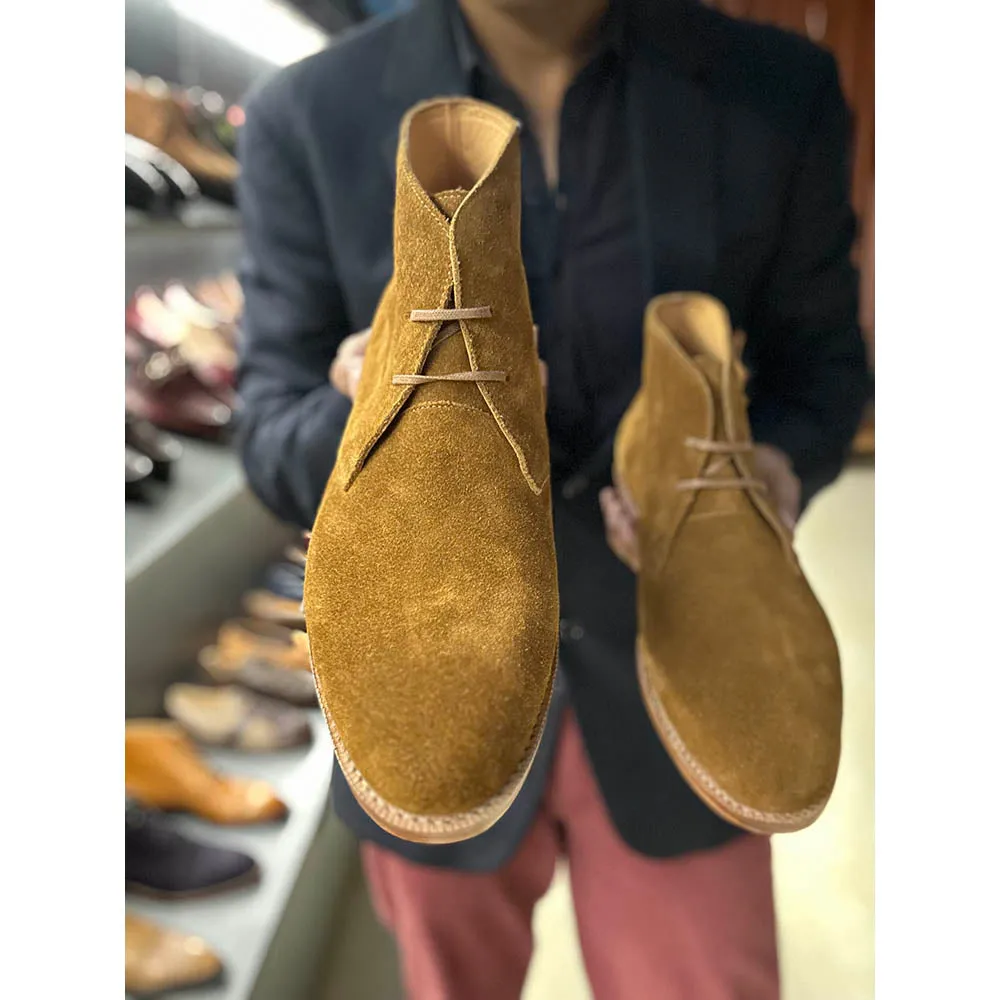 Tan Suede Classic Chukka Boots