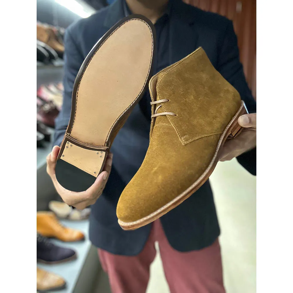 Tan Suede Classic Chukka Boots