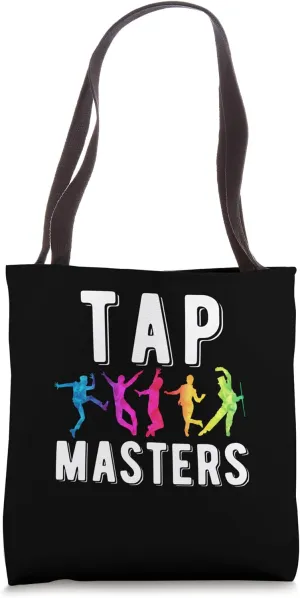 Tap Masters Rhythmic Foot Stomping Tap Dancing Tote Bag