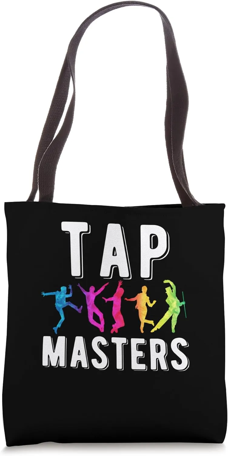 Tap Masters Rhythmic Foot Stomping Tap Dancing Tote Bag