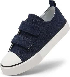 Toddler Canvas Shoes Girls High Top Sneakers Little Big Kids Boys Walking Cushioned Shoes Toddler 8-Big Kid 3