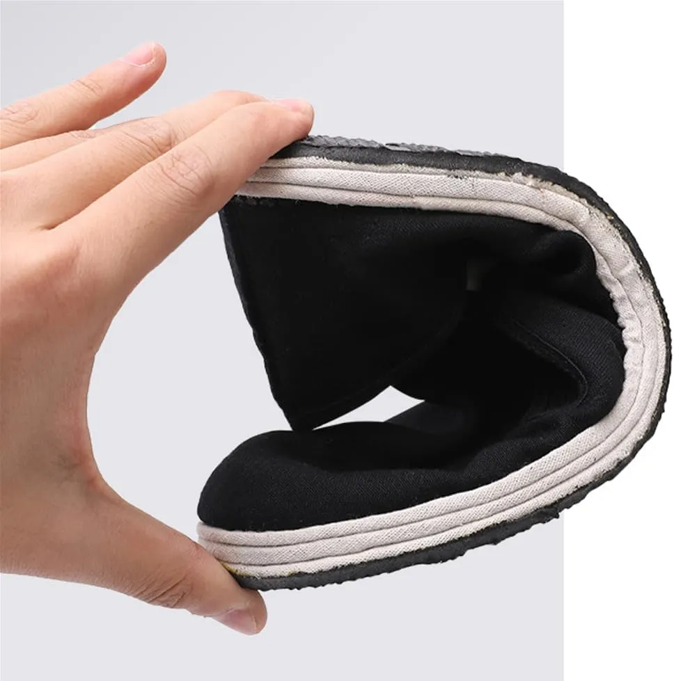 Traditional Chinese Handmade Cloth Shoes and kung fu Shoes Black