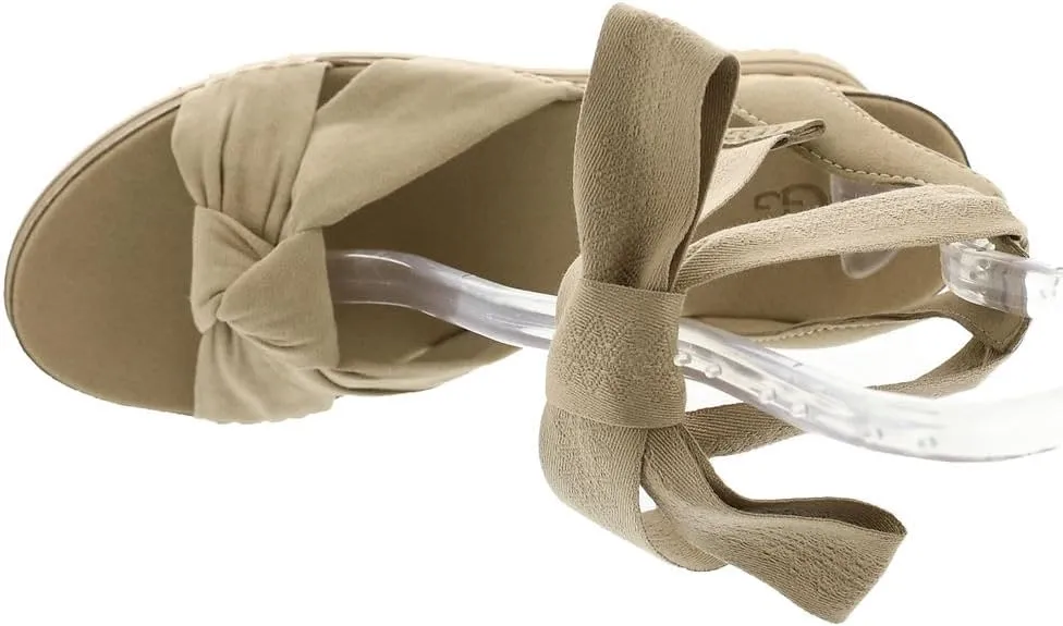 UGG Women's Ileana Wrap Espadrille Wedge Sandal