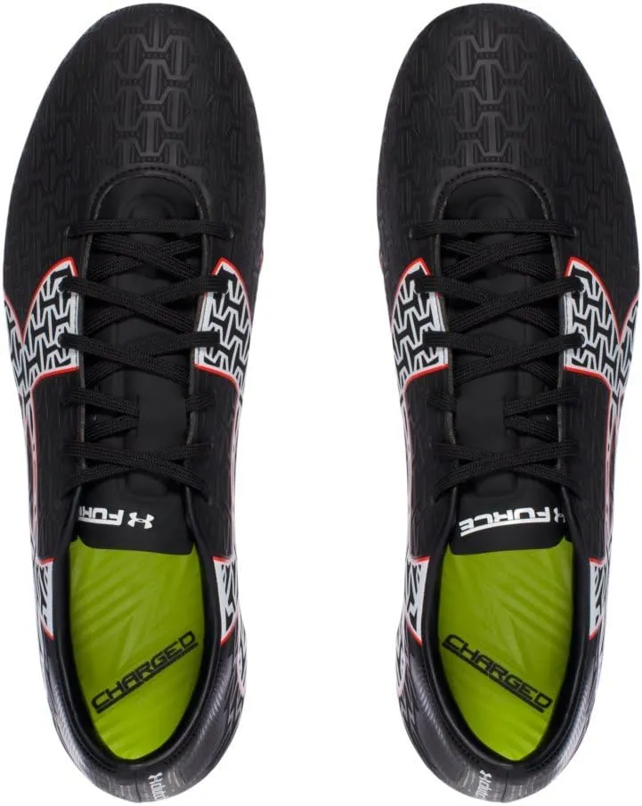 Under Armour Men's UA ClutchFit? Force 2.0 Hybrid Black/Rocket Red/White Sneaker