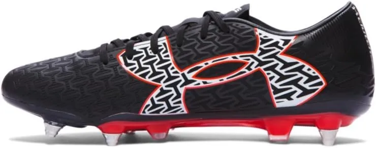 Under Armour Men's UA ClutchFit? Force 2.0 Hybrid Black/Rocket Red/White Sneaker