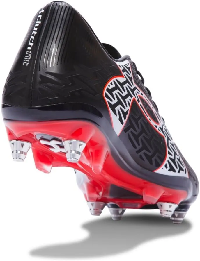Under Armour Men's UA ClutchFit? Force 2.0 Hybrid Black/Rocket Red/White Sneaker