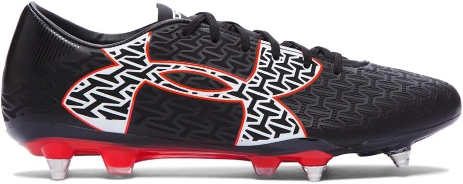 Under Armour Men's UA ClutchFit? Force 2.0 Hybrid Black/Rocket Red/White Sneaker