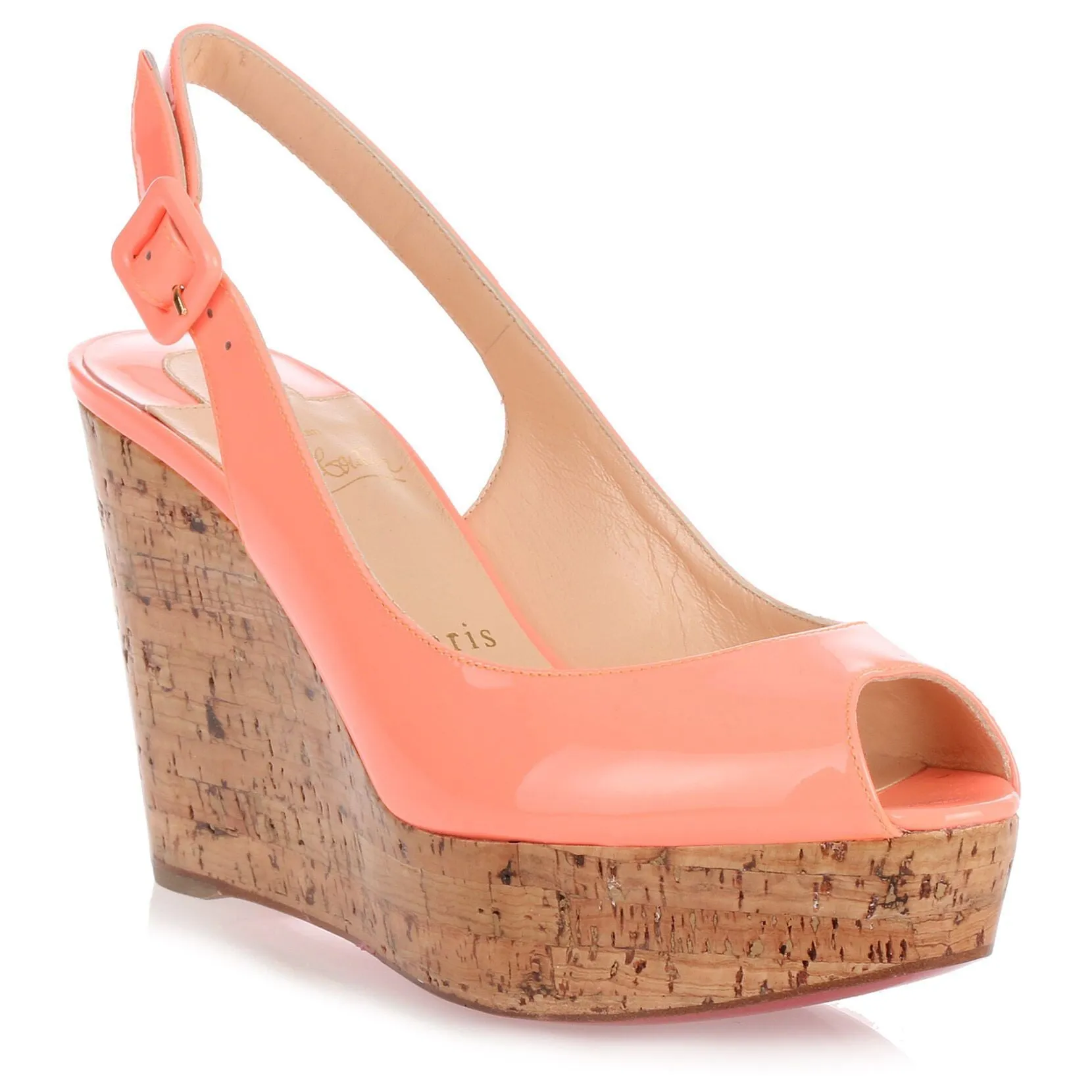 Une Plume flamingo wedge sandal