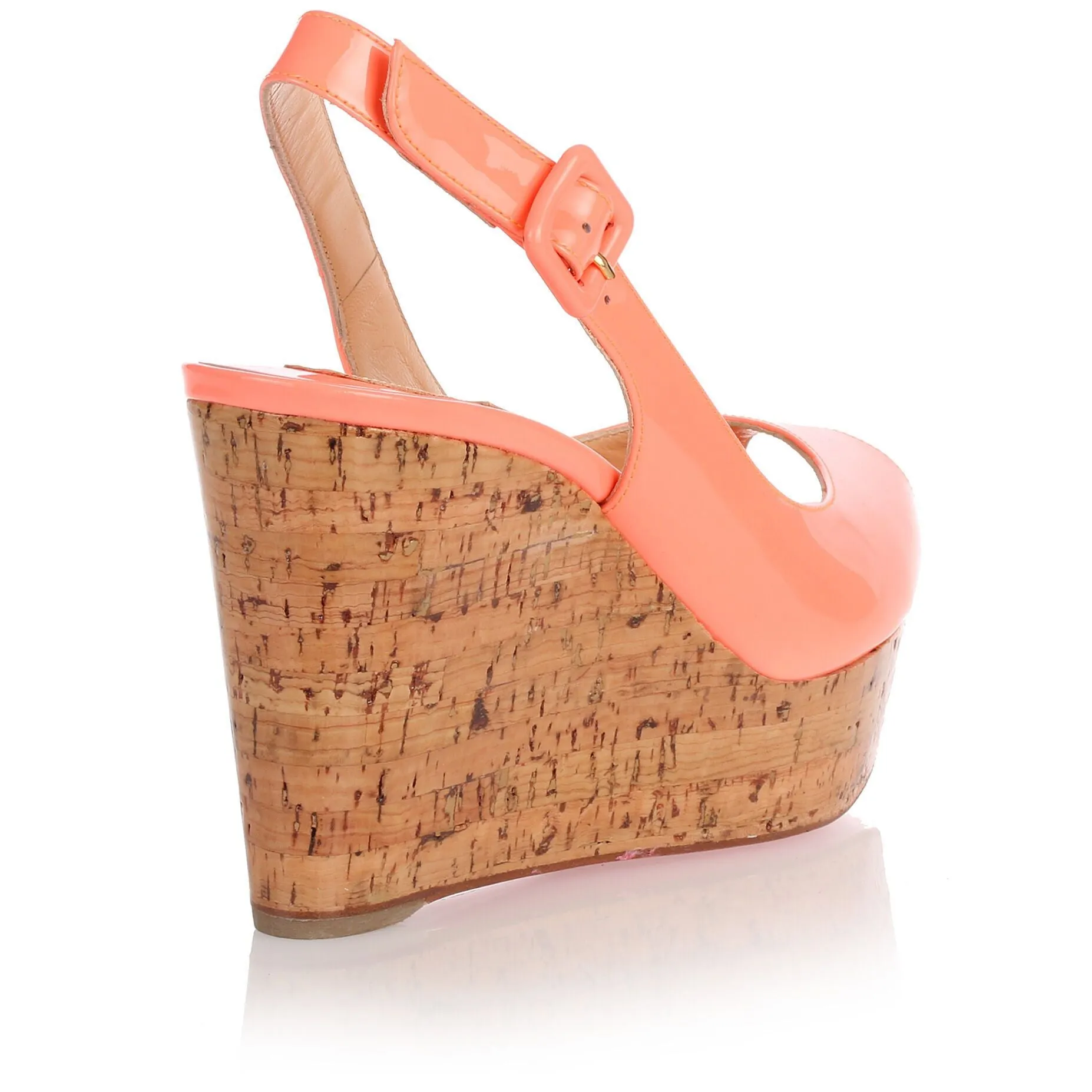 Une Plume flamingo wedge sandal