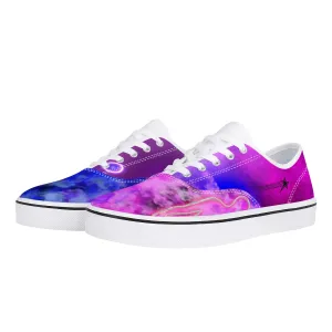U.N.I. Treasure Series - White Canvas Low Top