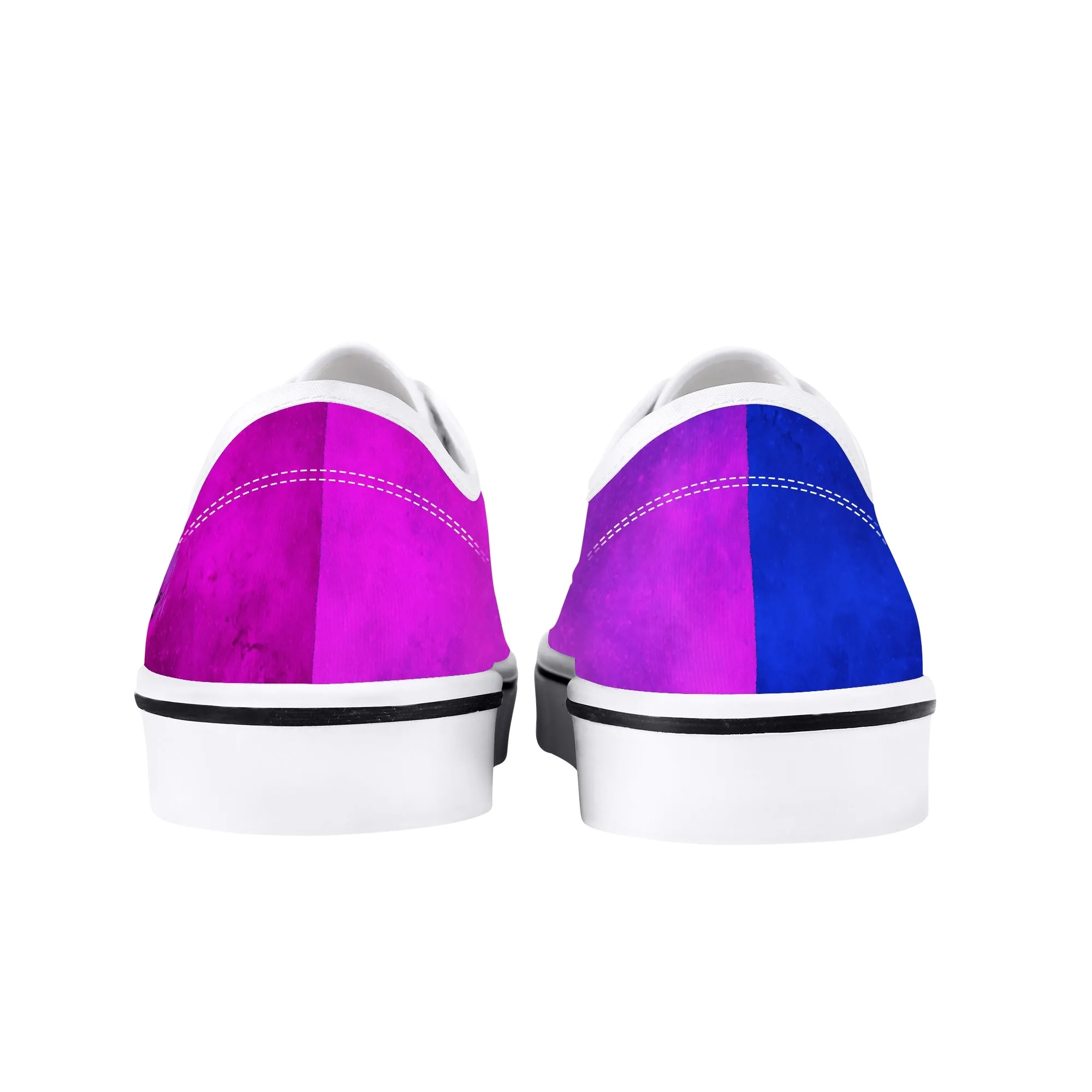 U.N.I. Treasure Series - White Canvas Low Top