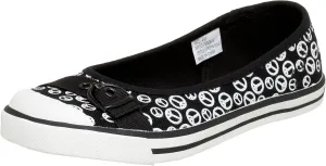 UNIONBAY Little Kid/Big Kid Mixed Peace Sneaker,Black,2.5 M US Little Kid