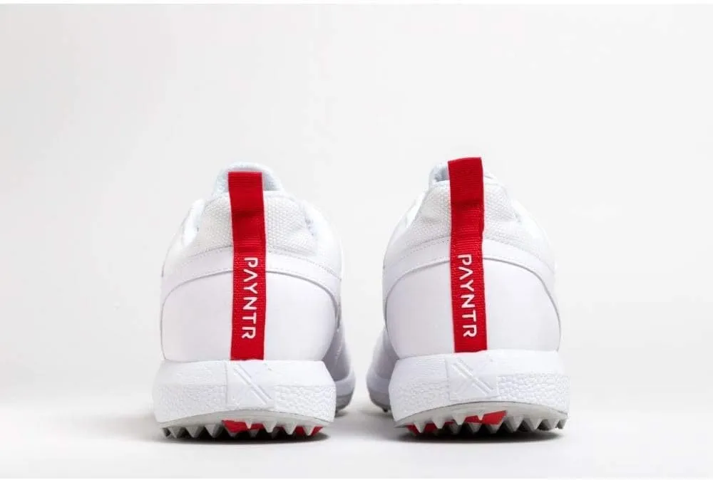 Unisex-Adult Classic V Pimple-White & Blue Cricket Shoes-US9/UK8