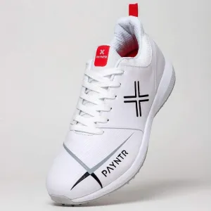 Unisex-Adult Classic V Pimple-White & Blue Cricket Shoes-US9/UK8
