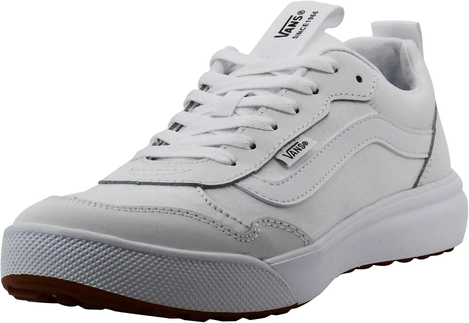 Vans Men's Range EXP Sneaker, Synthetic Nubuck White/White, 8 M US