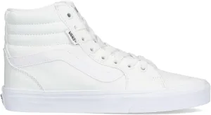 Vans Women's Filmore Shoe | Hi-Top Fashion Sneakers, Footwear for Work, Walking & Casual Wear, (Canvas) White/White, 9.5
