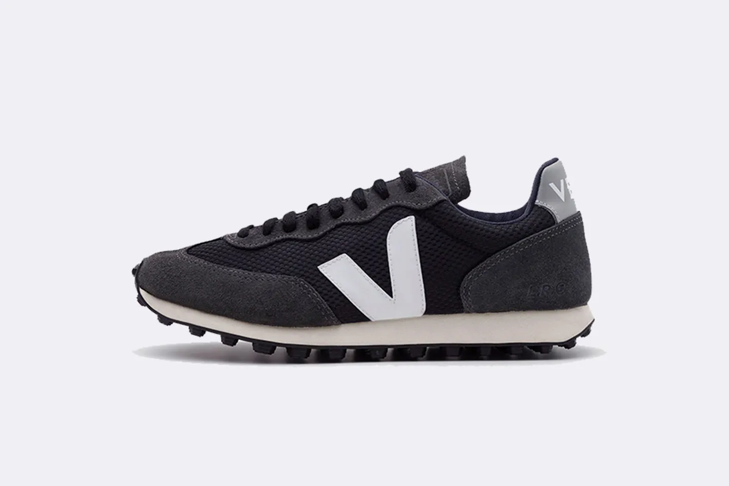 Veja Rio Branco Alveomesh Black White Oxford Grey