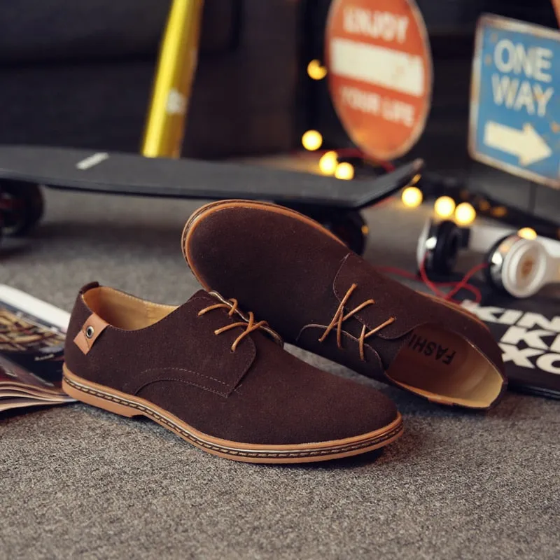 Vincent Oxford Shoes | Classic Suede Oxford Shoes for Men