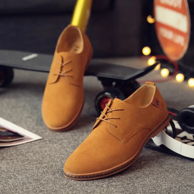 Vincent Oxford Shoes | Classic Suede Oxford Shoes for Men