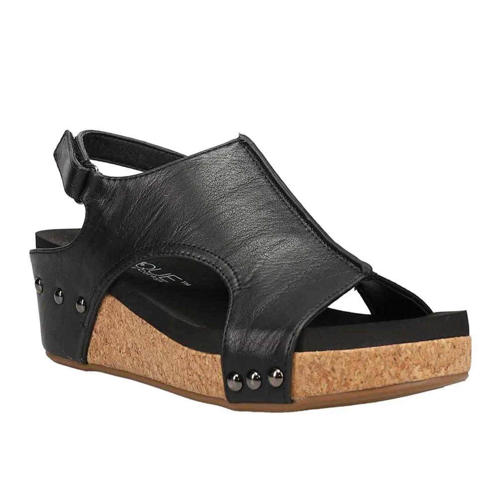 Volta II Studded Slingback Wedge Sandals
