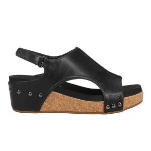 Volta II Studded Slingback Wedge Sandals