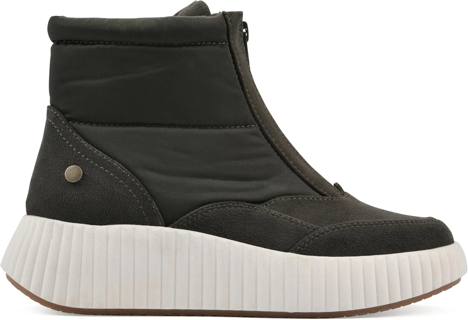 WHITE MOUNTAIN Women's Downtown Platform High-Top Sneaker Bootie