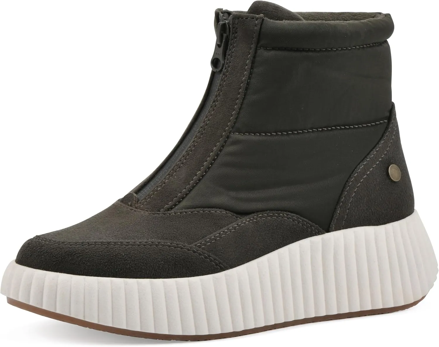 WHITE MOUNTAIN Women's Downtown Platform High-Top Sneaker Bootie