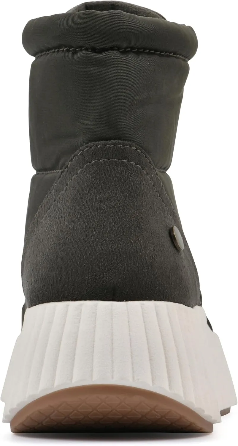 WHITE MOUNTAIN Women's Downtown Platform High-Top Sneaker Bootie