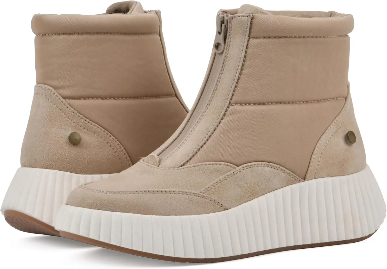 WHITE MOUNTAIN Women's Downtown Platform High-Top Sneaker Bootie