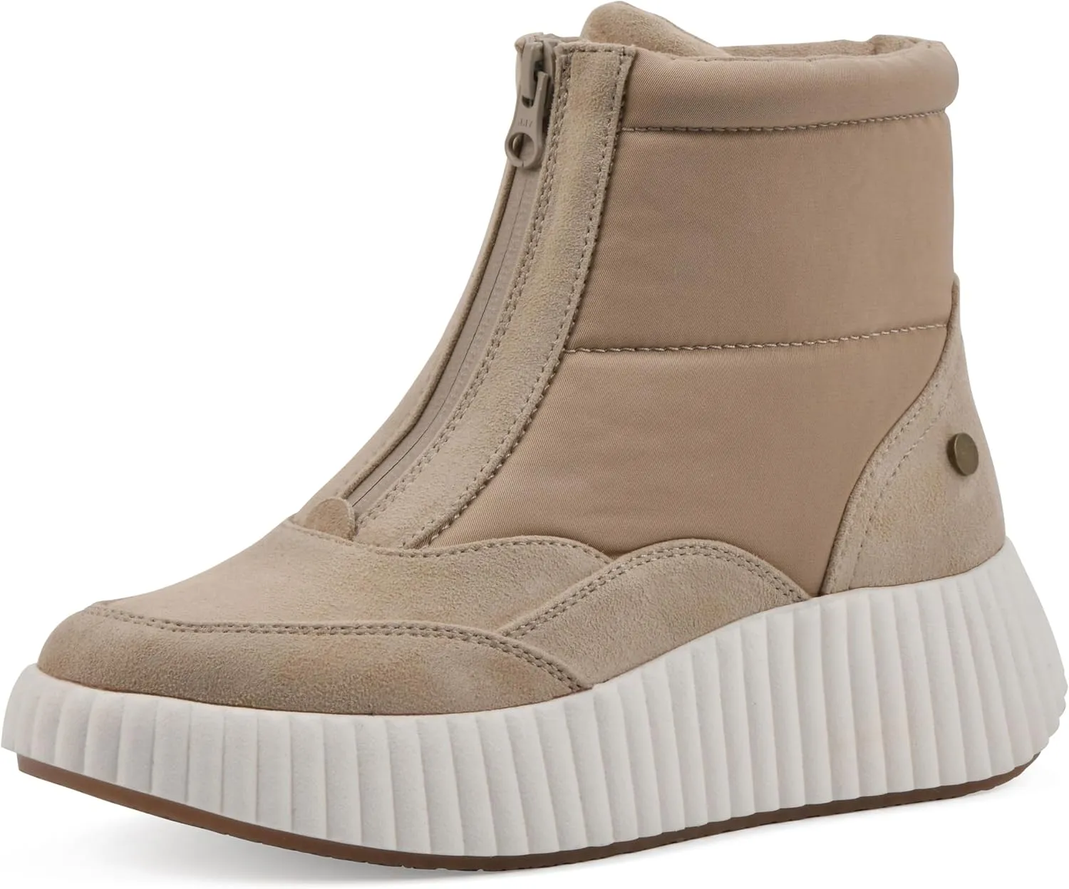 WHITE MOUNTAIN Women's Downtown Platform High-Top Sneaker Bootie