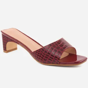 Women "KRISTINE" Open Teo Rubber Sole Sandals