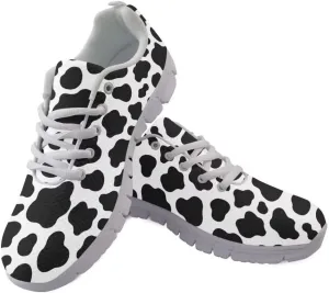 Women Running Shoes Non Slip Comfortable White Sole Lace Up Lightweight Sneaker