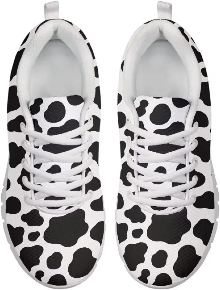 Women Running Shoes Non Slip Comfortable White Sole Lace Up Lightweight Sneaker